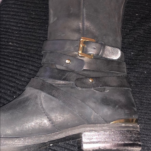 Steve Madden Albany Buckle Knee High Boots - Picture 15 of 15